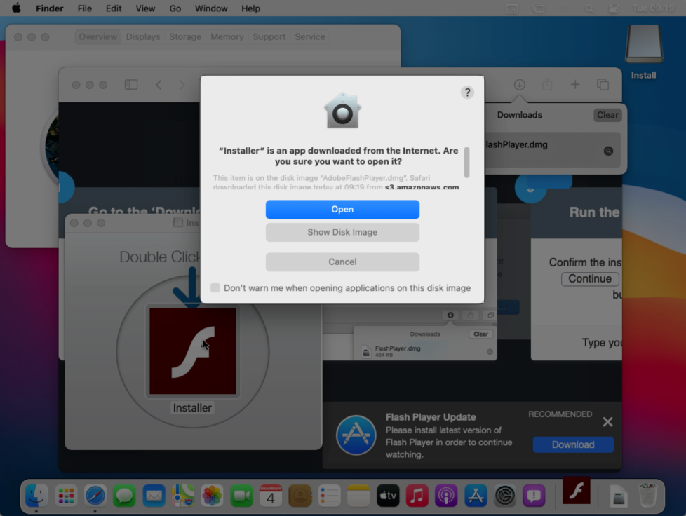 apple adobe flash player virus removal for mac